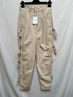 Isabel marant broek 34 €390 ecru nieuw pantalon, Kleding | Dames, Broeken en Pantalons, Zwart, Ophalen of Verzenden, Zo goed als nieuw