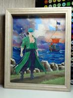 Roronoa Zoro One Piece manga Fan Art Box diepte schilderij, Ophalen of Verzenden, Nieuw