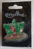 Efteling pin op kaartje golfpark., Ophalen, Zo goed als nieuw, Button of Speldje