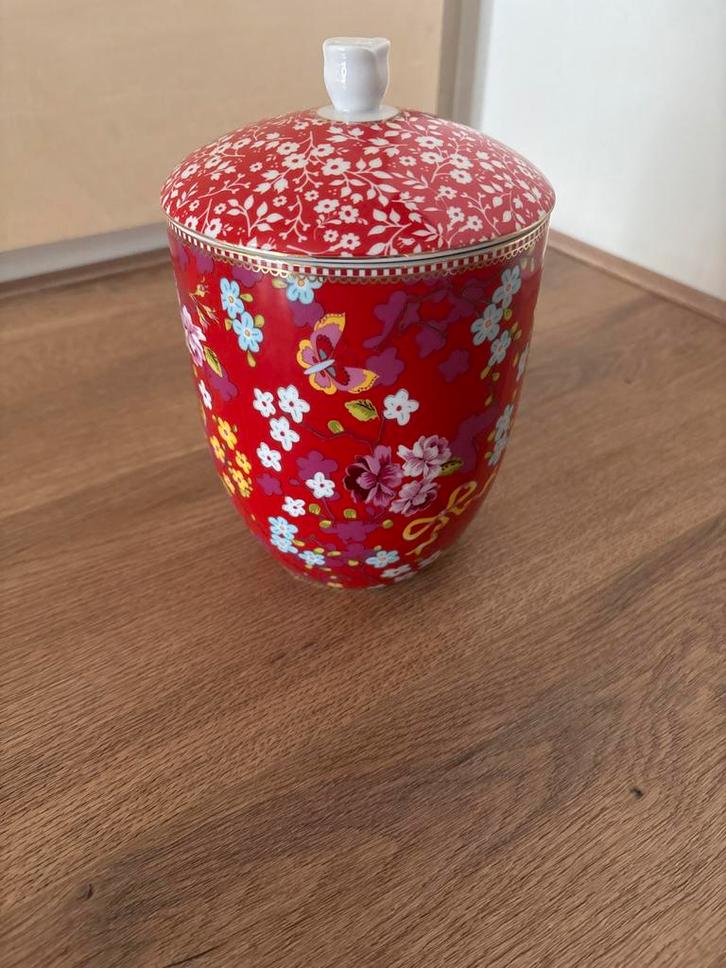 Voorraadpot Pip studio rood, Huis en Inrichting, Keuken | Servies, Zo goed als nieuw, Overige materialen, Ophalen of Verzenden