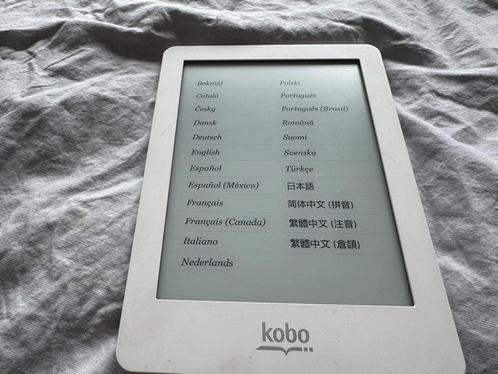 Kobo glo N613 wit, Computers en Software, E-readers, Gebruikt, 4 GB of minder, Touchscreen, Uitbreidbaar geheugen, Ophalen of Verzenden