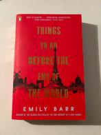 {Emily Barr} Things to do before the end of the world, Boeken, Nieuw, Ophalen of Verzenden