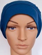 Chemo/ haarverlies tricot muts no 53. Kobalt., Kleding | Dames, Mutsen, Sjaals en Handschoenen, Anna, Maat 42/44 (L), Nieuw, Ophalen of Verzenden