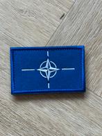 NATO Patch, Ophalen of Verzenden, Landmacht, Nederland, Embleem of Badge