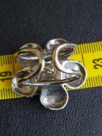 Zilveren grote rozen ring binnen ring diameter ca 18 19 20 m, Verzenden, 19 tot 20, Zo goed als nieuw, Dame