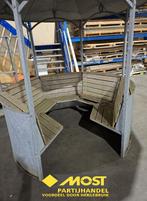 Rond prieel zitje, Ophalen, Gebruikt, Tuinpaviljoen