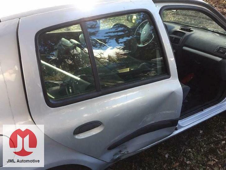 PORTIERRUIT PORTIERRAAM RUIT RECHTS ACHTER RENAULT CLIO, Auto-onderdelen, Ruiten en Toebehoren, Renault, Gebruikt, Ophalen of Verzenden