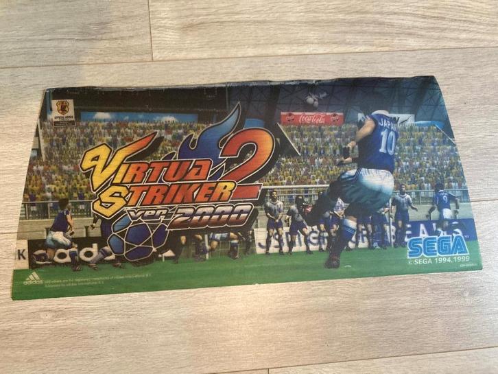 Sega Virtua Striker marquee, Spelcomputers en Games, Games | Nintendo GameCube, Gebruikt, Sport, 1 speler, Vanaf 3 jaar, Ophalen of Verzenden