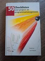 50 Checklisten voor project- en programmamanagement, Ophalen of Verzenden, Zo goed als nieuw, G. Wijnen; R. Kor