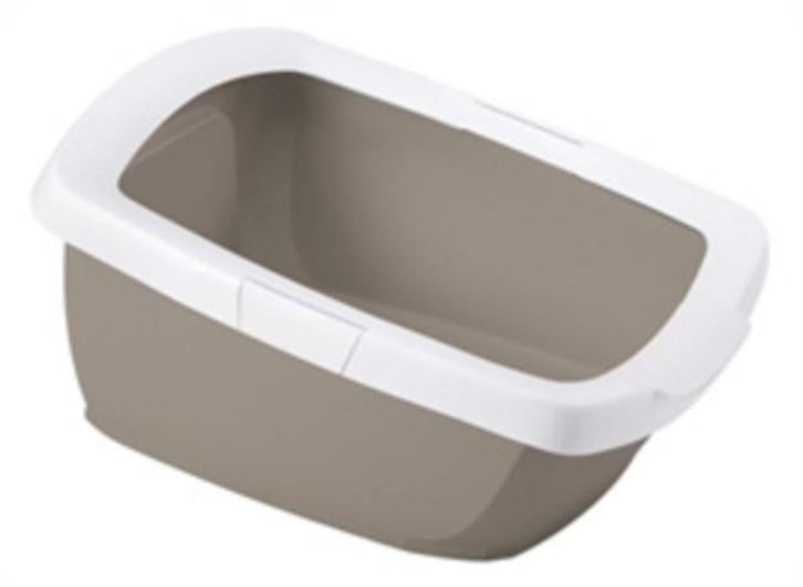 Imac kattenbak Funny Junior taupe/wit, Dieren en Toebehoren, Kattenbakken, Nieuw, Open, Ophalen of Verzenden