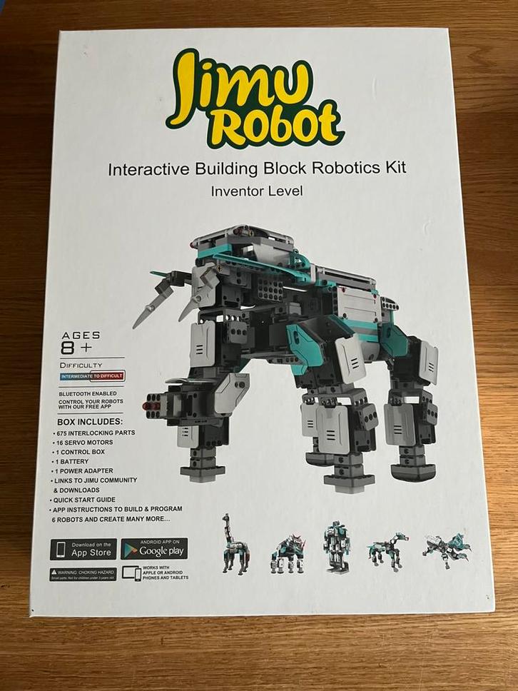 Jimu Robot Inventor Level, Kinderen en Baby's, Speelgoed | Educatief en Creatief, Zo goed als nieuw, Elektronica, Ophalen of Verzenden