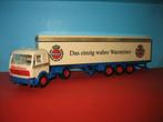 Warsteiner  MERCEDES met oplegger  Herpa, Ophalen of Verzenden, Zo goed als nieuw, Bus of Vrachtwagen, Herpa