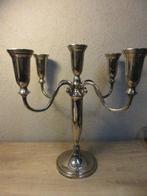 Vijfarmige kandelaar, Huis en Inrichting, Woonaccessoires | Kandelaars en Kaarsen, Ophalen of Verzenden, Gebruikt, Metaal, Minder dan 25 cm