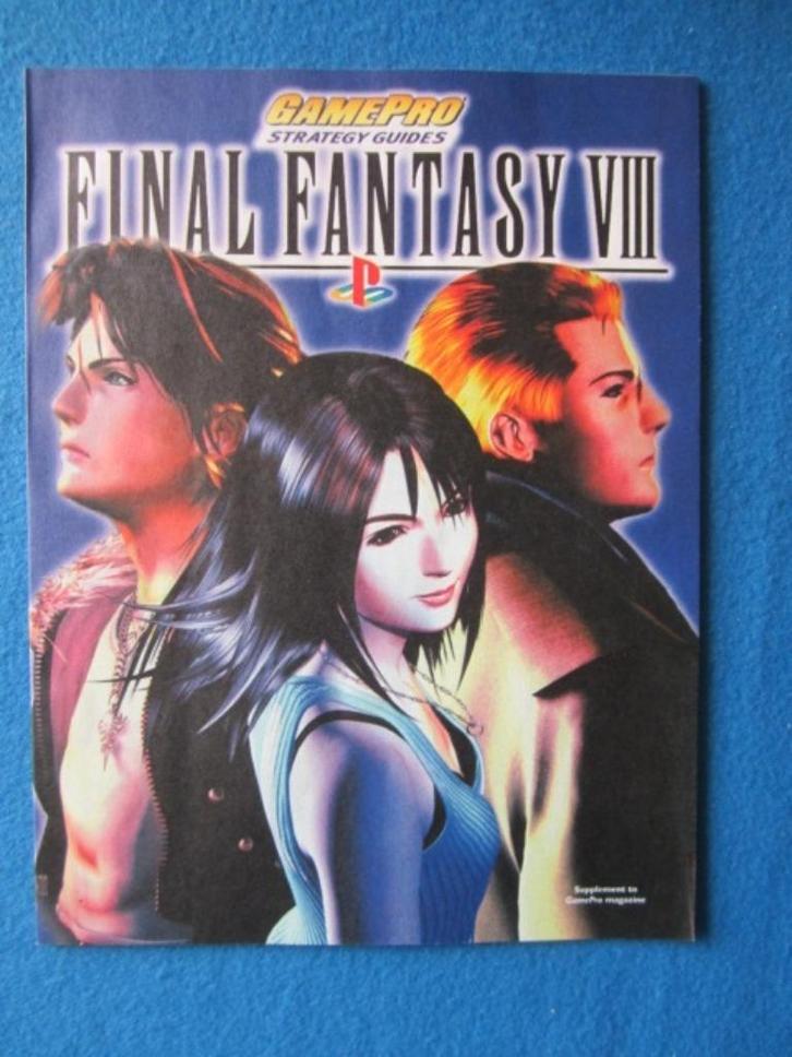 Final Fantasy VIII 8 vintage walkthrough magazine, Spelcomputers en Games, Games | Sony PlayStation 1, Zo goed als nieuw, Role Playing Game (Rpg)