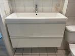 Een witte IKEA wastafel 101CM Breed, Ophalen, Gebruikt, 100 tot 150 cm, Minder dan 100 cm