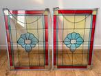2 Decoratieve Glas in Lood Panelen, Doe-het-zelf en Verbouw, Ophalen, Gebruikt, Overige typen, Minder dan 80 cm