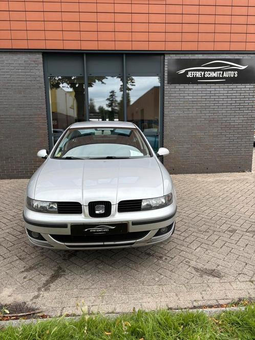 Seat Leon 1.6 16V 77KW 2004 Grijs LPG G3 Apk 13-03-2026., Auto's, Seat, Bedrijf, Leon, ABS, Airbags, Airconditioning, Bluetooth