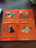 4 oude kinderboeken uit 1958 Flipje het Fruitmannetje Tiel, Verzamelen, Ophalen of Verzenden, Overige figuren, Gebruikt, Boek of Spel