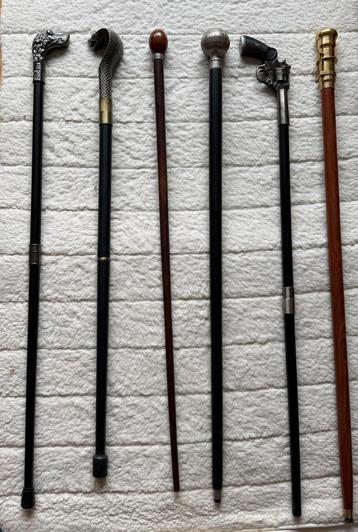 Wandelstokken bijzonder, zeldzaam en voor iedere beurs beschikbaar voor biedingen