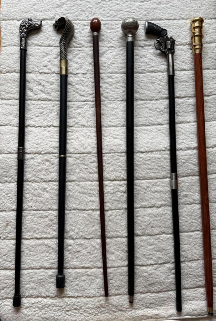 Wandelstokken bijzonder, zeldzaam en voor iedere beurs, Diversen, Wandelstokken, Gebruikt, Verzenden