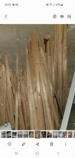 Diverse hout, balken, rachels, latten, planken, enz, Doe-het-zelf en Verbouw, Ophalen, Gebruikt, Minder dan 25 mm, Plank