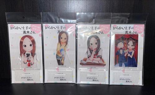 Teasing Master Takagi-San 4x Acrylic Stand Anime New, Verzamelen, Poppetjes en Figuurtjes, Nieuw, Ophalen of Verzenden