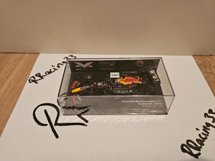 Verstappen Editie 125 winnaar Oostenrijk 2023 rb19 1:43, Verzamelen, Automerken, Motoren en Formule 1, Nieuw, Formule 1, Ophalen of Verzenden