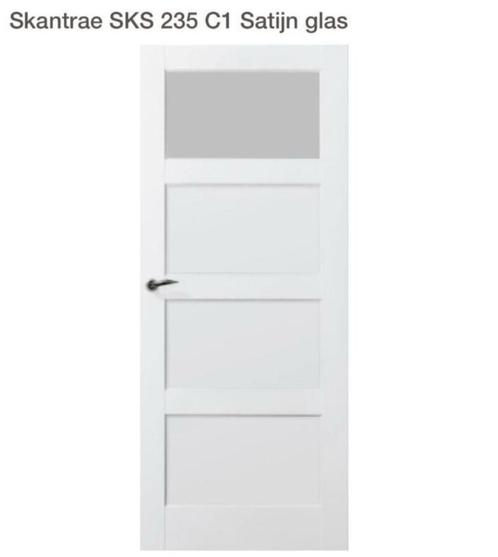 deuren, Doe-het-zelf en Verbouw, Deuren en Horren, Nieuw, Binnendeur, 200 tot 215 cm, Glas, Hout, Ophalen
