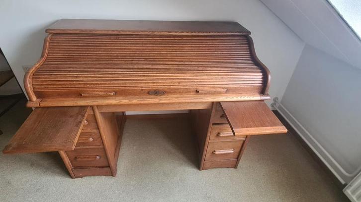 Antiek rolklepbureau, Huis en Inrichting, Overige Huis en Inrichting, Zo goed als nieuw, Ophalen