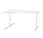 Ikea Bekant hoekbureau, Huis en Inrichting, Bureaus, Ophalen, In hoogte verstelbaar, Zo goed als nieuw, Bureau