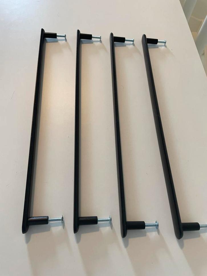 4x Handgreep Nydala Ikea (nieuw) zwart 346 mm, Huis en Inrichting, Keuken | Keukenelementen, Nieuw, Minder dan 100 cm, Minder dan 50 cm