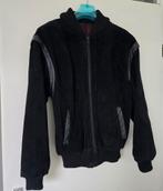 Zwart suède jasje mt L, Kleding | Heren, Jassen | Winter, Ophalen of Verzenden, Zo goed als nieuw, Zwart
