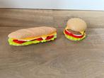 Hamburger en broodje Kado verjaardag, Speelkeuken-accessoire, Ophalen of Verzenden, Zo goed als nieuw