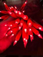 Kerstverlichting 50 rode lampjes, Diversen, Kerst, Ophalen of Verzenden, Zo goed als nieuw