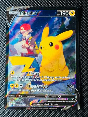 Pokémon Pikachu V TG16 Lost Origin beschikbaar voor biedingen