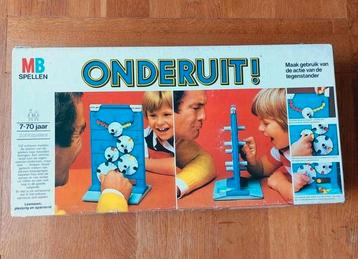 Onderuit! MB Spellen Vintage - Compleet & Goede Staat beschikbaar voor biedingen
