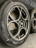 19” originele Alfa Romeo Stelvio velgen + winterbanden 5x110, Auto-onderdelen, Banden en Velgen, 19 inch, Gebruikt, -, -