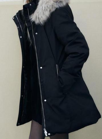 Nieuwe Parka winterjas van Zara maat M super warm beschikbaar voor biedingen