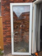 Kunststof buitendeur met glas HR++, Doe-het-zelf en Verbouw, Deuren en Horren, Ophalen, Gebruikt, 80 tot 100 cm, 215 cm of meer