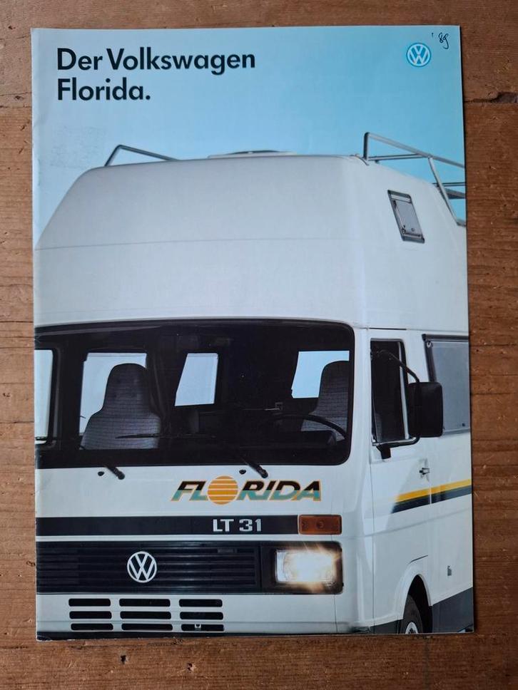 Volkswagen Florida Camperfolder - 1989, Boeken, Auto's | Folders en Tijdschriften, Zo goed als nieuw, Volkswagen, Ophalen of Verzenden