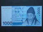 1000 Won 2007 Zuid Korea p51 UNC, Verzenden, Oost-Azië, Los biljet