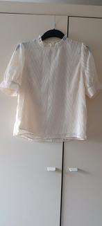 Crèmekleurige Loavies blouse van polyester, Overige kleuren, Ophalen of Verzenden, Korte mouw, Maat 36 (S)