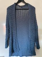 Vest dames donkerblauw lang vest maat M, Kleding | Dames, Truien en Vesten, Verzenden, Zo goed als nieuw, Maat 38/40 (M), Blauw