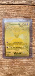 Mega Gardevoir EX - Gouden Pokemon Kaart, Ophalen of Verzenden, Zo goed als nieuw, Losse kaart, Foil