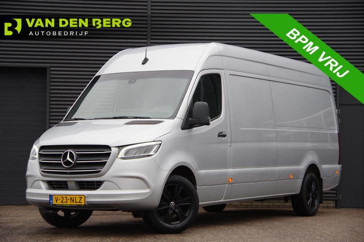 Mercedes-Benz Sprinter 319 3.0 CDI V6 L3H2 AUT. LED, LEDER,, Auto's, Bestelauto's, Bedrijf, Te koop, 360° camera, ABS, Achteruitrijcamera