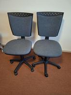 2 Bureaustoelen, Ophalen, Gebruikt, Zwart