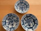 3 Delfts blauwe wandborden., Antiek en Kunst, Antiek | Wandborden en Tegels, Ophalen