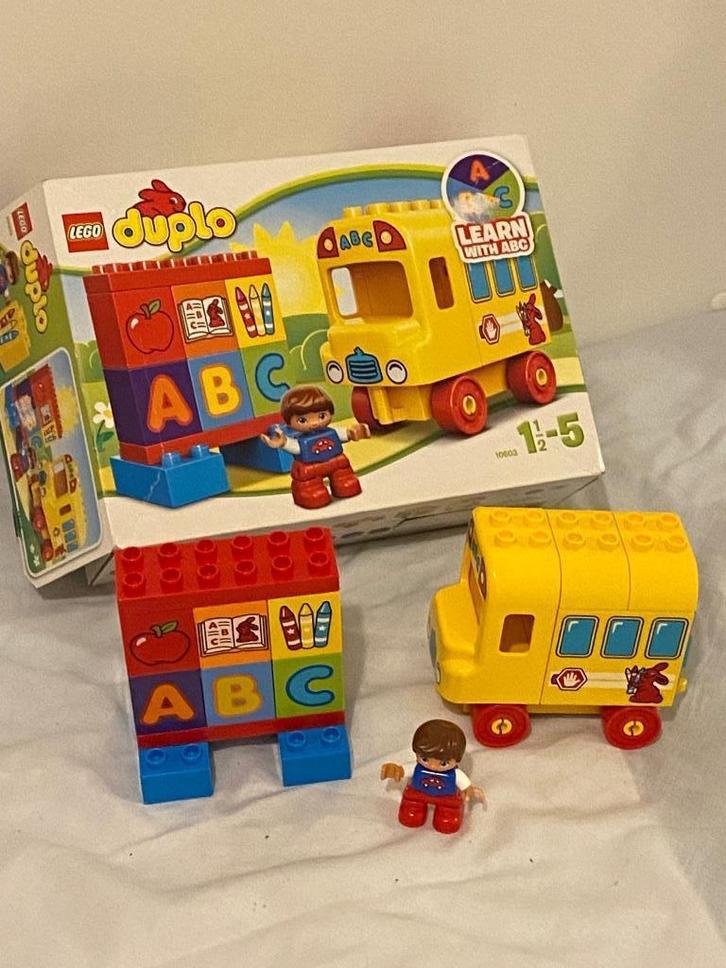 Duplo Mijn eerste bus 10603 in doos, Kinderen en Baby's, Speelgoed | Duplo en Lego, Zo goed als nieuw, Duplo, Complete set, Ophalen of Verzenden