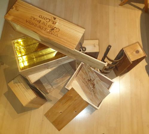 display dozen, wijndozen, rekken, metalen dozen, Doe-het-zelf en Verbouw, Kratten en Dozen, Gebruikt, Doos, Minder dan 35 cm, Ophalen