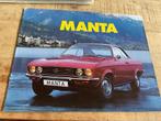 Opel Manta, Boeken, Auto's | Folders en Tijdschriften, Ophalen of Verzenden, Opel, Zo goed als nieuw
